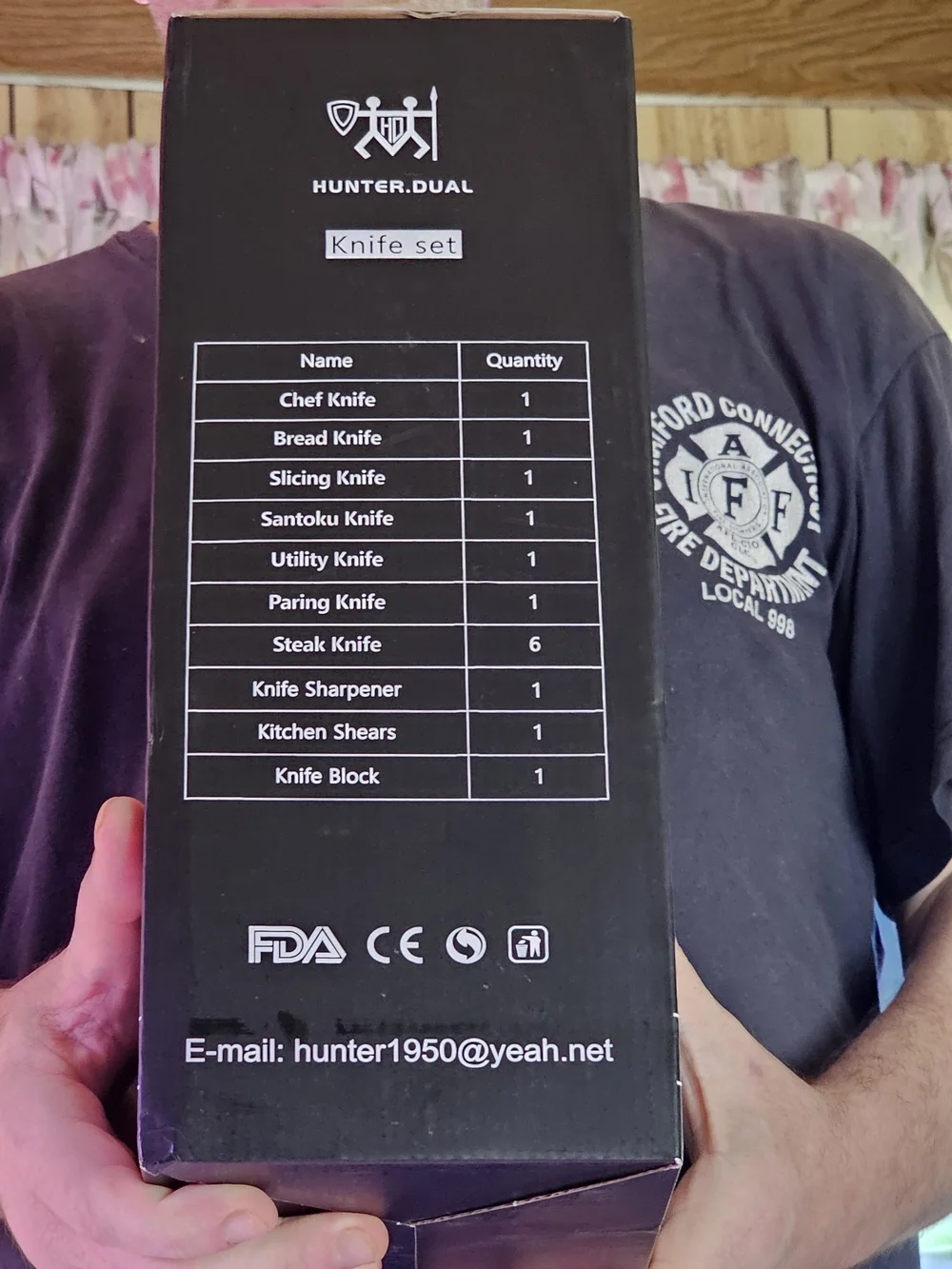 Hunter.Dual 15-Piece Set (Model: GD-20 Fine Edge) NIB Retail $60